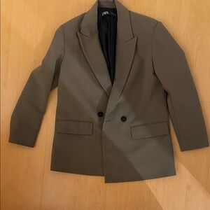 Zara green blazer